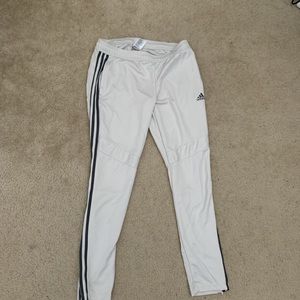 White Adidas Soccer pants